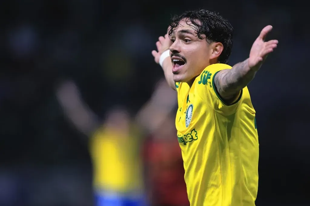 Mauricio durante o jogo contra o Sport. Foto: Ettore Chiereguini/AGIF