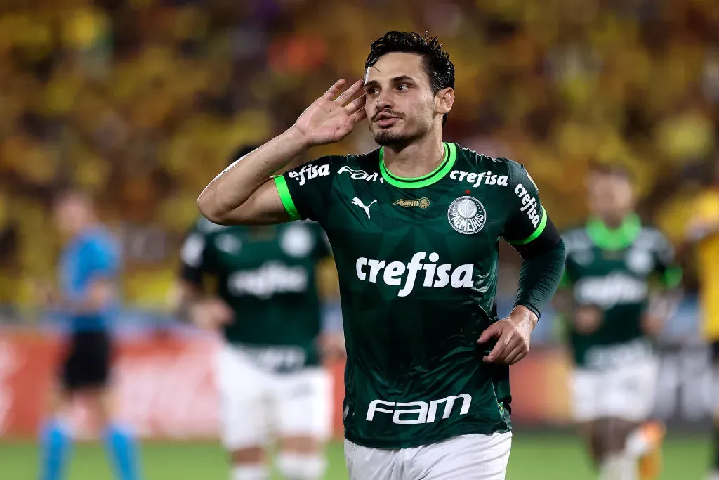 Raphael Veiga, jugador de Palmeiras y la Selección de Brasil. / Getty Images.