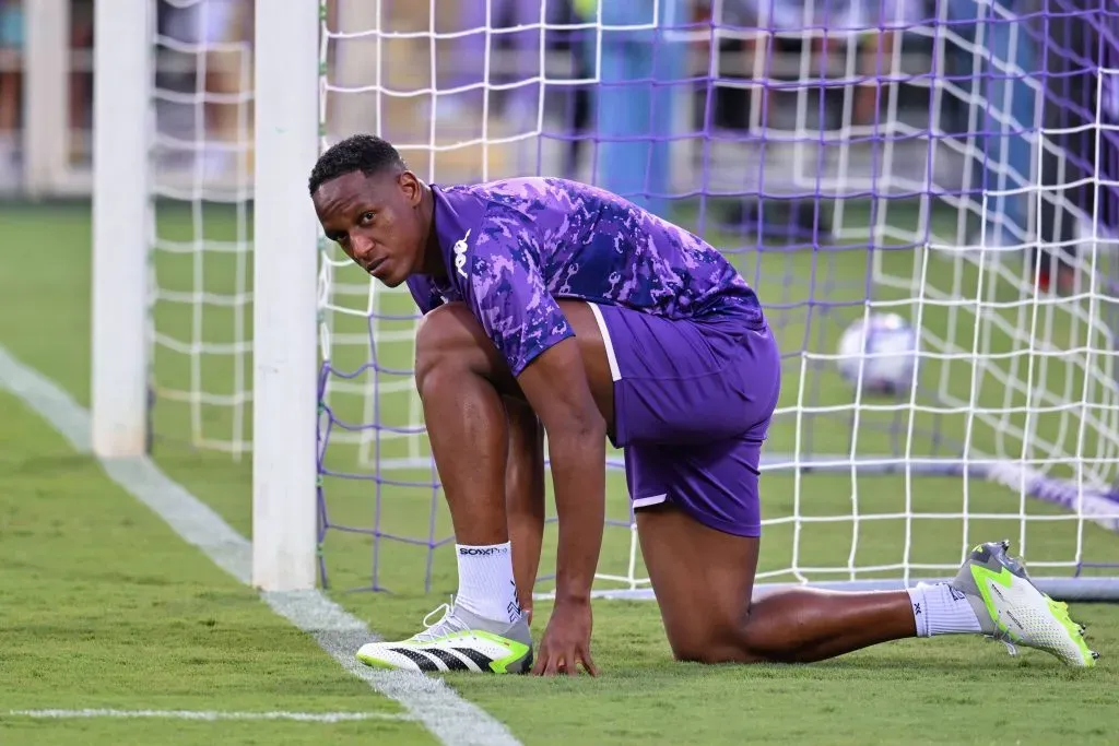 Yerry Mina, jugador de la Fiorentina de Italia.