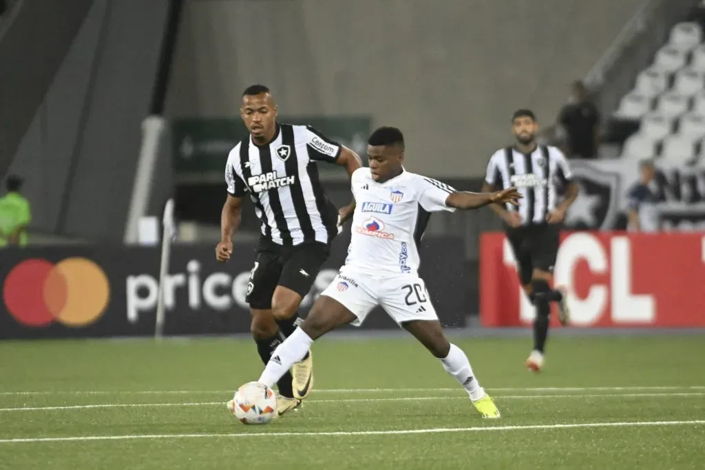 Déiber Caicedo, en su debut de Libertadores con el Junior. / IMAGO.