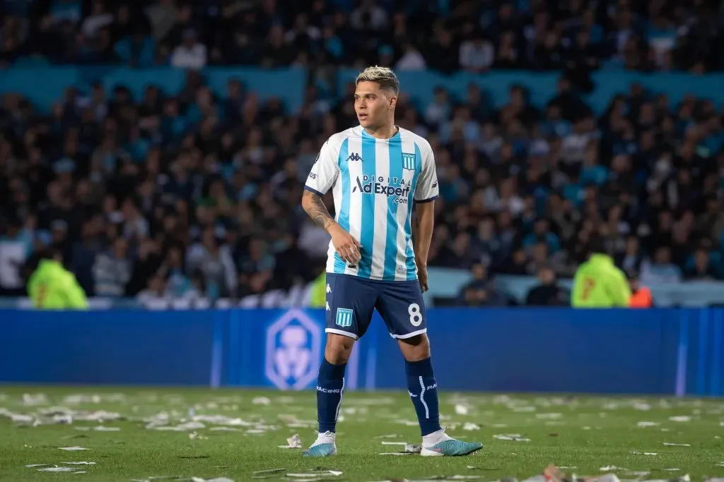 Juan Fernando Quintero en Racing. Imago.