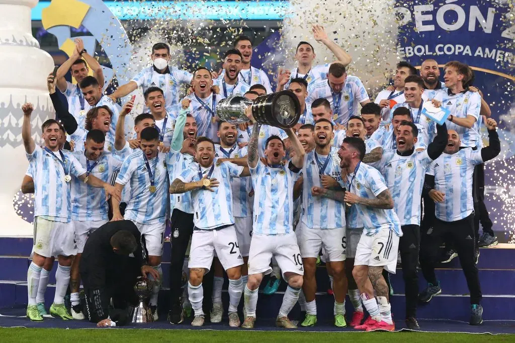 Argentina campeón de la Copa América 2021 de Brasil. Foto: Buda Mendes/Getty Images.