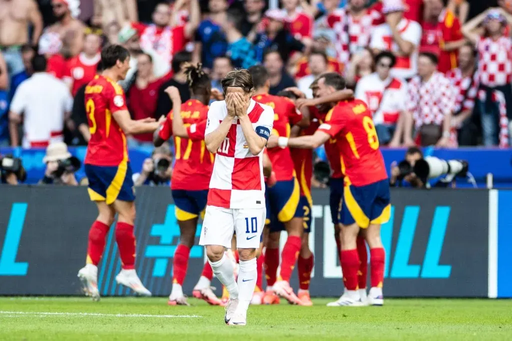 El lamento de Luka Modric por la goleada de España a Croacia. / IMAGO.