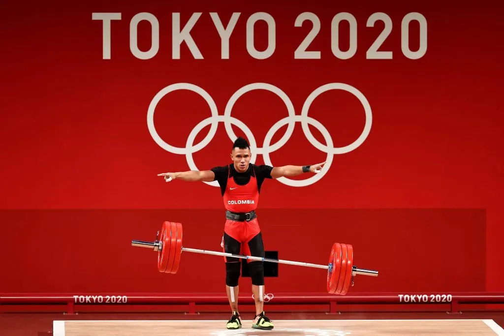 Luis Javier Mosquera durante las competiciones en Tokio 2020. (Photo by Chris Graythen/Getty Images)