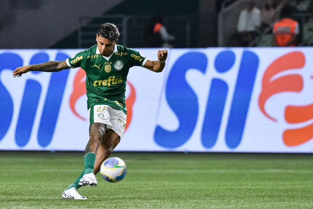 Richard Ríos con Palmeiras. Foto: Imago.