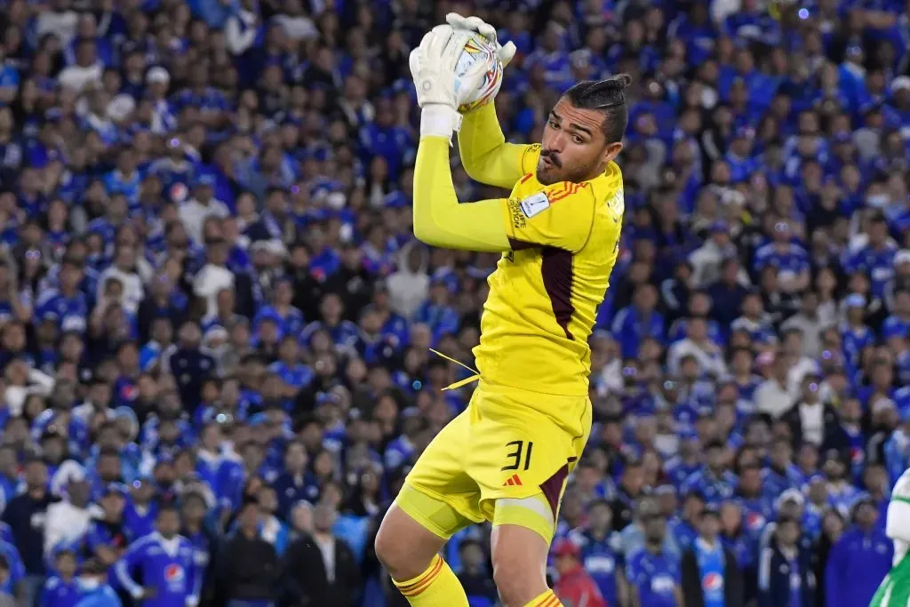 Álvaro Montero, portero de Millonarios. Photo: VizzorImage/ Gabriel Aponte / Staff