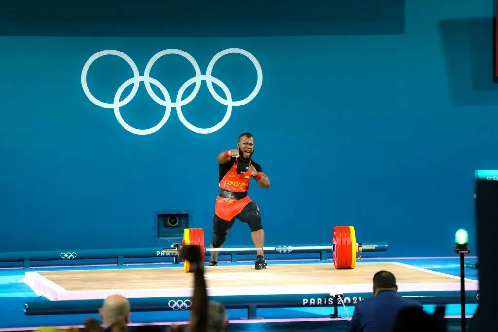 Yeison López, medallista de plata en los JJ.OO París 2024. / COC.