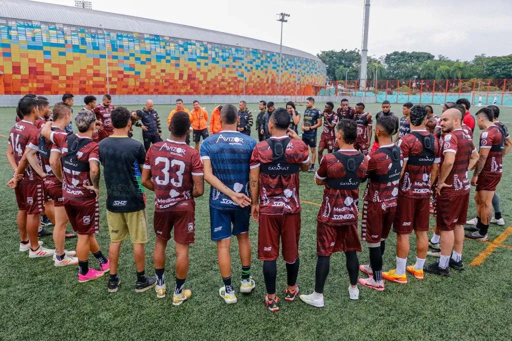 Jugadores de Llaneros en entrenamiento. Foto: Llaneros.