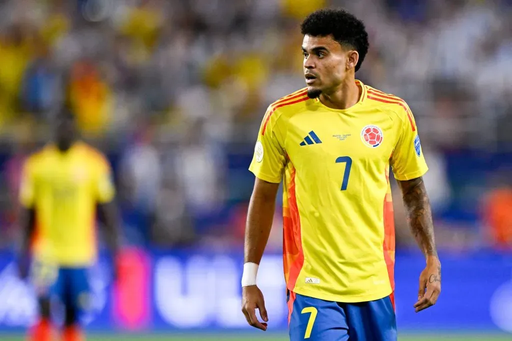 Luis Díaz con la Selección Colombia en la Copa América 2024. Foto: Imago.