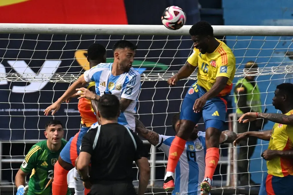 Colombia vs. Argentina. Foto: Conmebol.