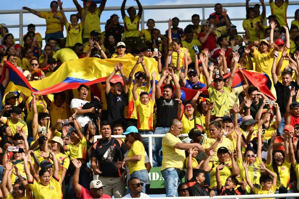 Hinchas del estadio Pascual Guerrero de Cali. IMAGO.