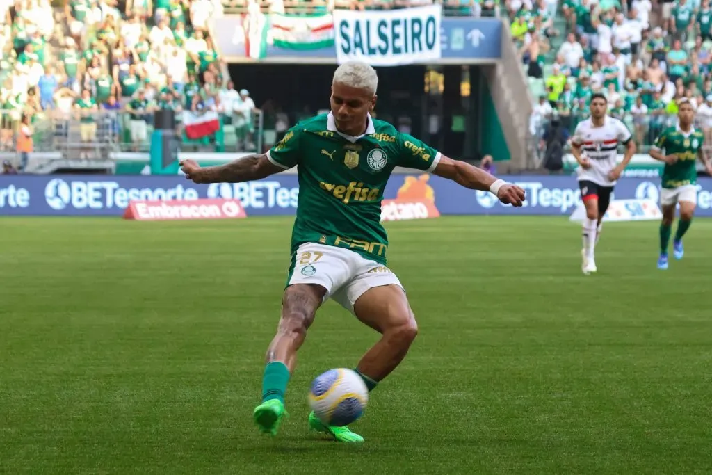 Richard Ríos con Palmeiras. Foto: Imago.