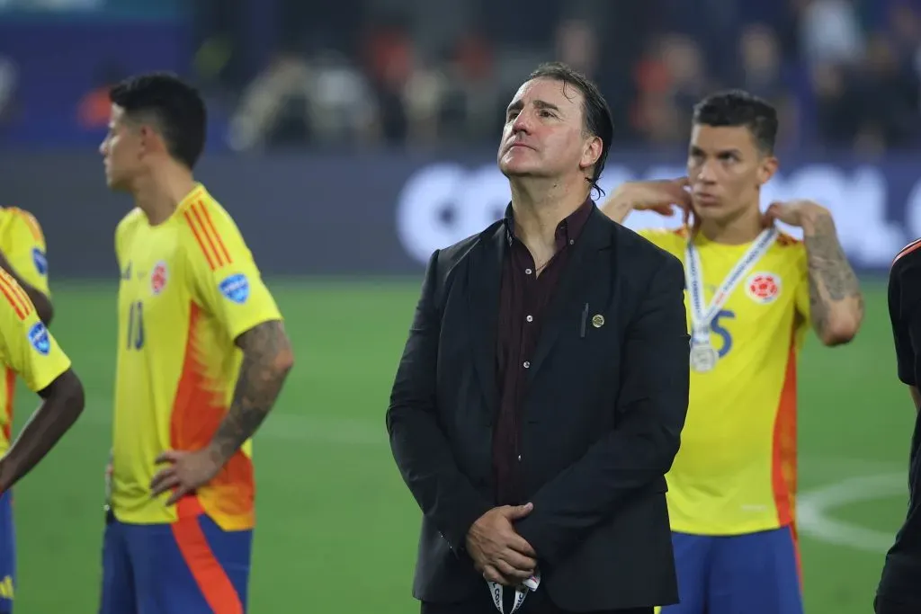 Néstor Lorenzo, entrenador de la Selección Colombia ante Argentina. Foto: Imago.