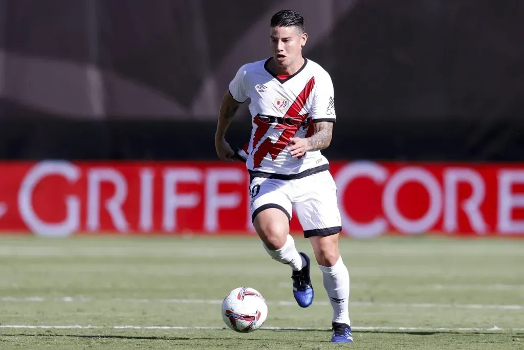 James Rodríguez con el Rayo Vallecano ante Leganés. Foto: Imago.