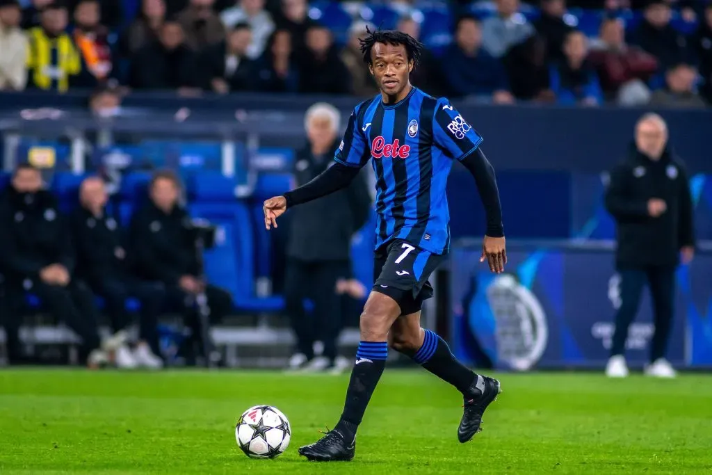 Juan Cuadrado con Atalanta. Foto: Imago.