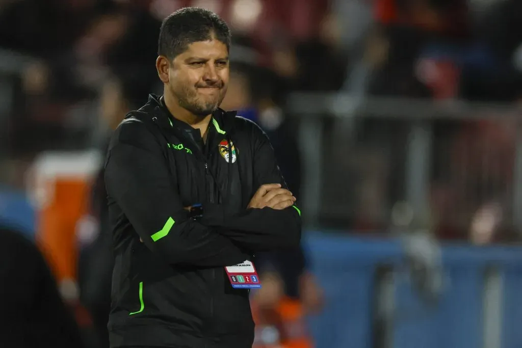 Entrenador de la seleccion boliviana Julio Óscar Villegas. Foto: Imago.