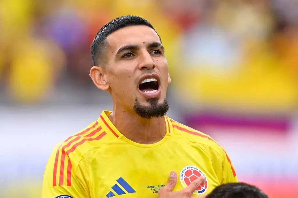 Daniel Muñoz con Colombia en la Copa America USA 2024 ante Panamá. Foto: Imago.