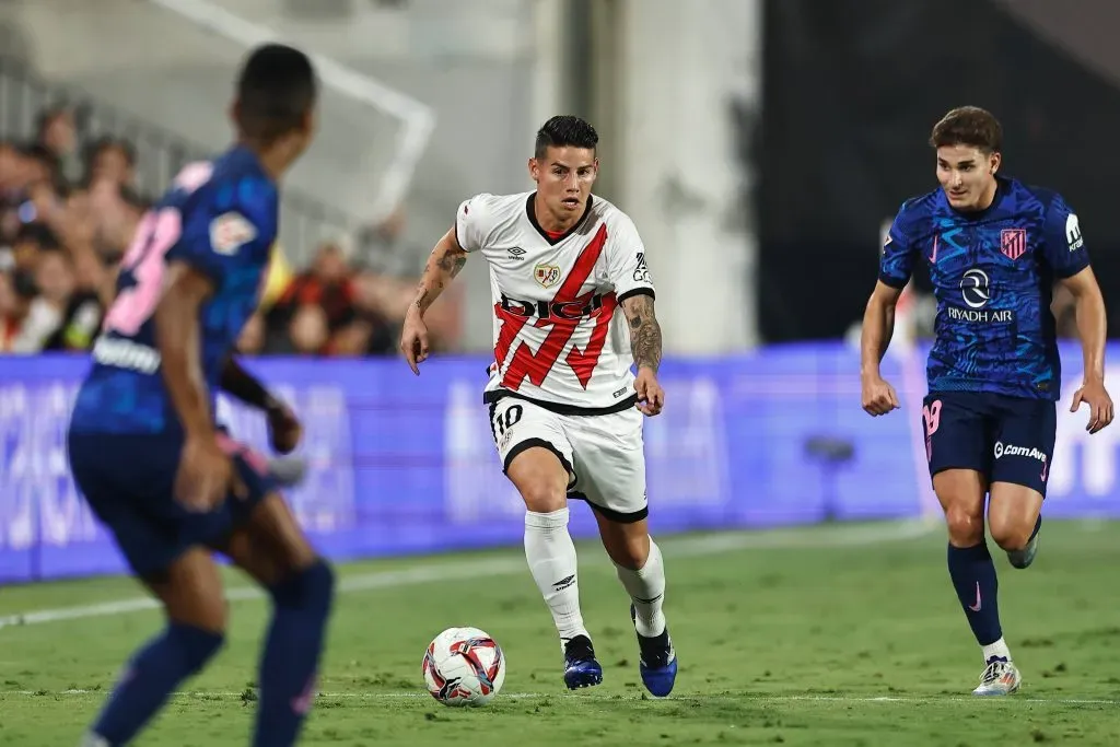 James Rodríguez con el Rayo Vallecano. Foto: Imago.