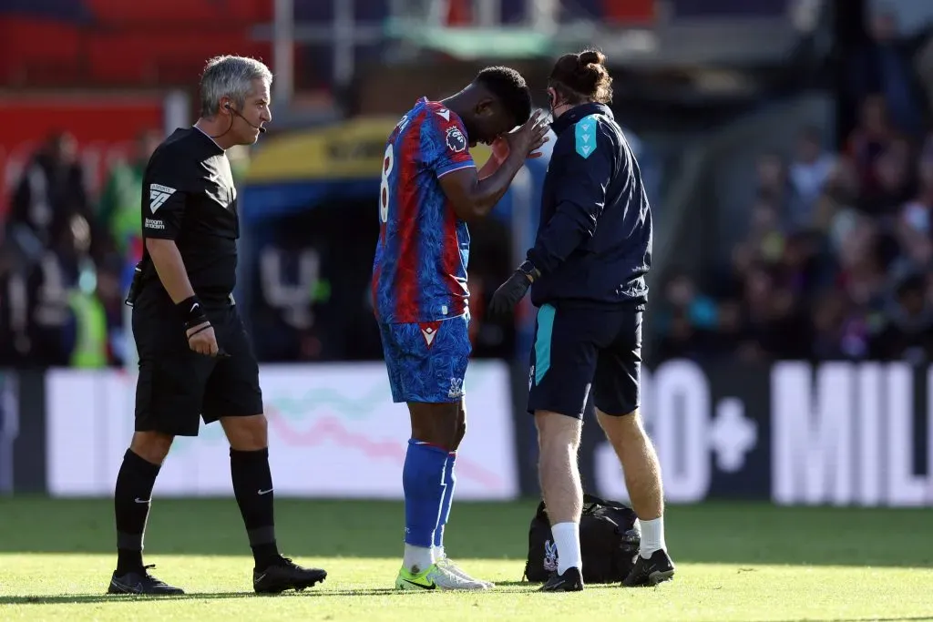 Jefferson Lerma con Crystal Palace VS. Tottenham Hotspur. Foto: Imago.