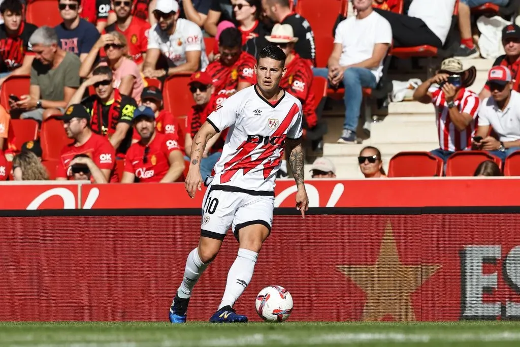 James Rodríguez con el Rayo Vallecano. Foto: Imago.