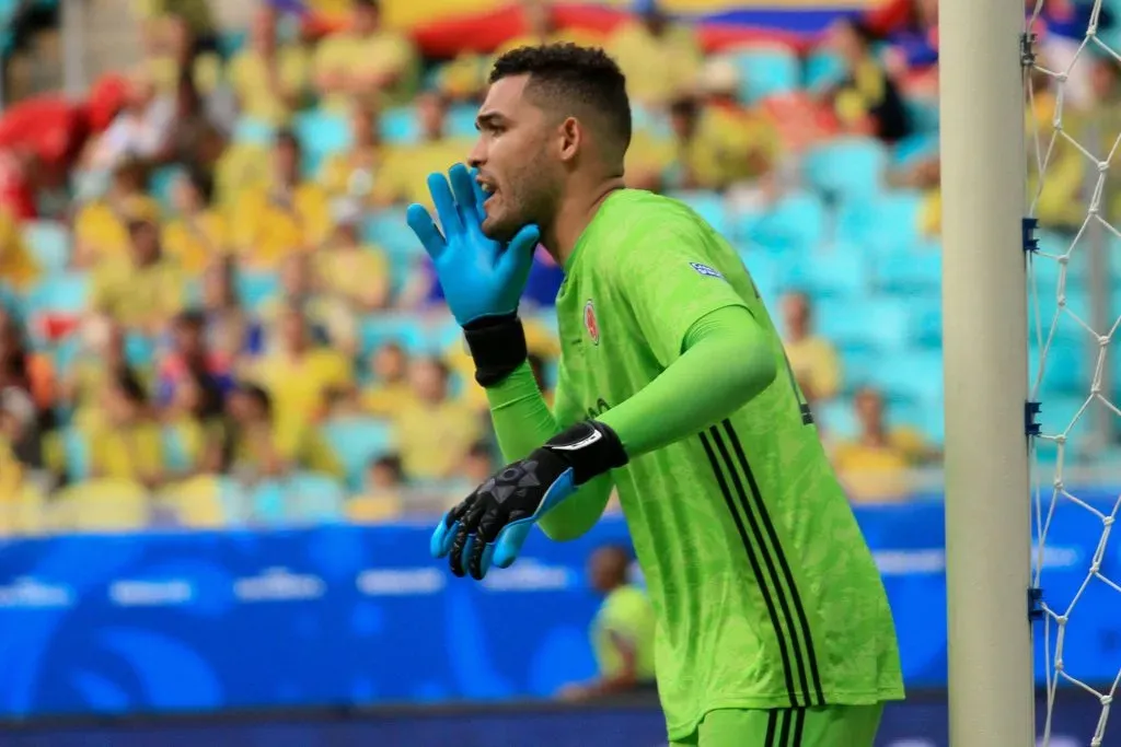 Álvaro Montero con Colombia ante Paraguay. Foto: Imago.