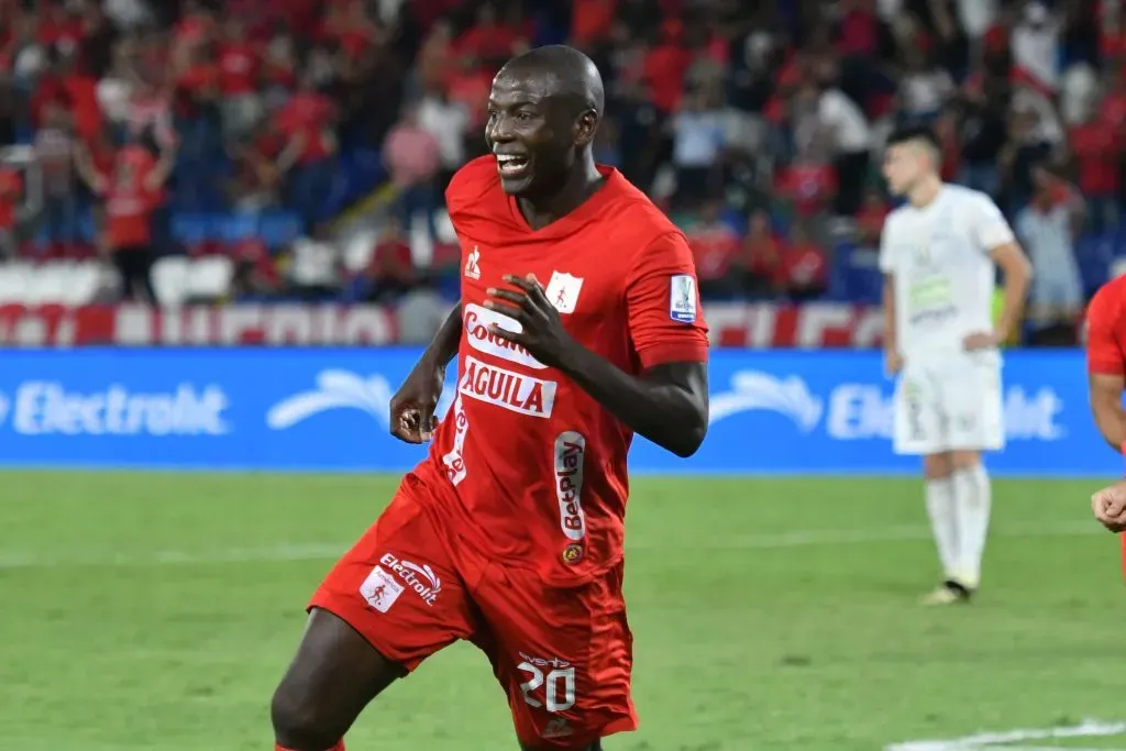 Adrián Ramos con América de Cali por la Liga BetPlay DIMAYOR II 2024. Foto: VizzorImage / Nelson Ríos.