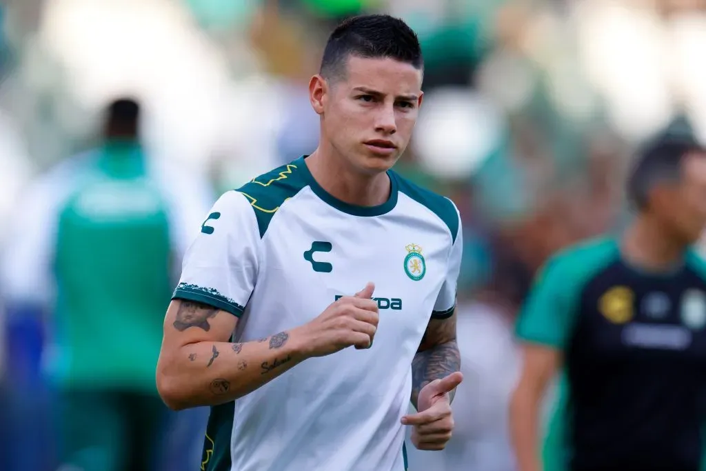 James Rodríguez con León. Foto: Leopoldo Smith/Getty Images.