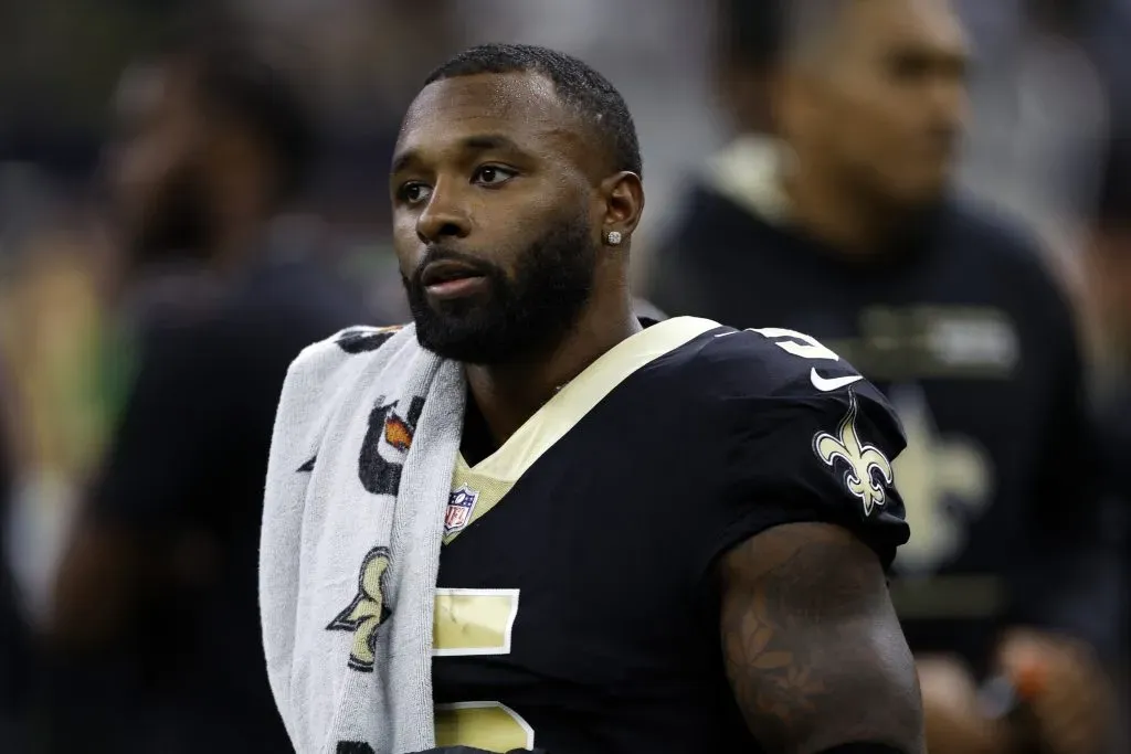 NEW ORLEANS, LOUISIANA – SEPTEMBER 18: Jarvis Landry #5 of the New Orleans Saints at Caesars Superdome on September 18, 2022 in New Orleans, Louisiana.