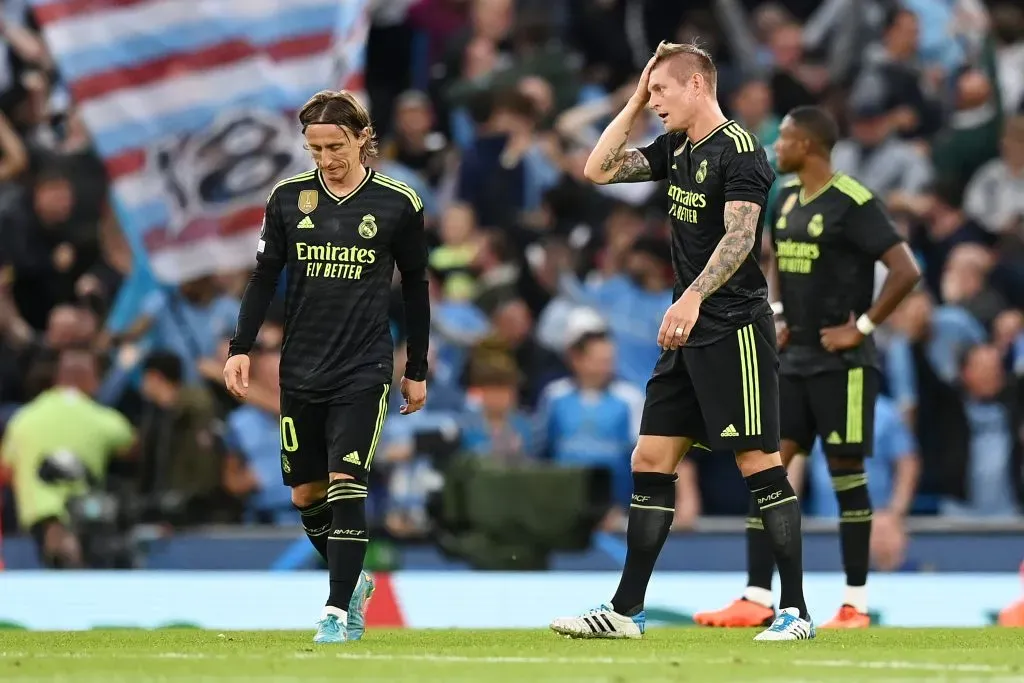 Se vislumbra el recambio en el plantel de Real Madrid tras la eliminación sufrida a manos del Manchester City. Getty Images.