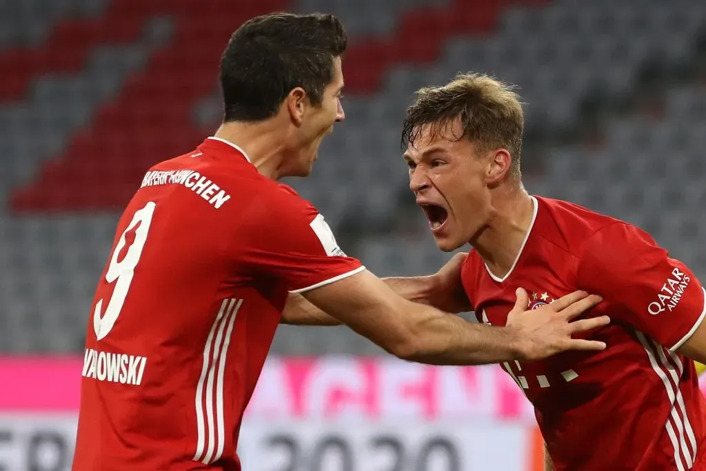 Lewandowski y Kimmich en Bayern Múnich.