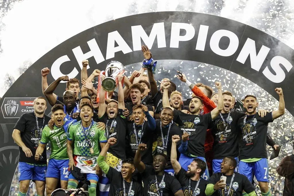 Seattle Sounders, el último representante de la MLS que fue campeón de la Concacaf Champions League al vencer en la Final de la edición 2022 a Pumas UNAM de la Liga MX. Getty Images.