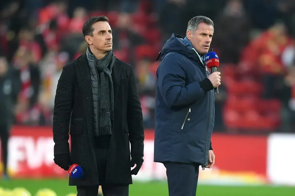 Gary Neville y Jamie Carragher (Getty)