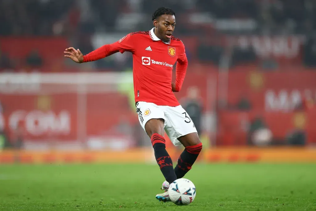 Elanga podría seguir su camino lejos de Old Trafford. (Photo by Michael Steele/Getty Images)