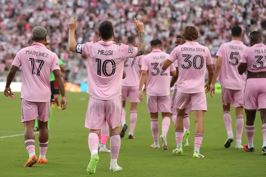 Lionel Messi ya anotó tres goles en dos partidos con el Inter Miami. Getty Images.