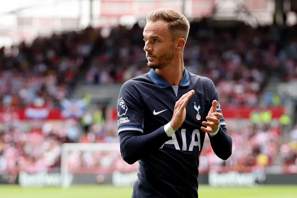 James Maddison se convirtió en referente del Tottenham en apenas un mes. (Photo by Julian Finney/Getty Images)