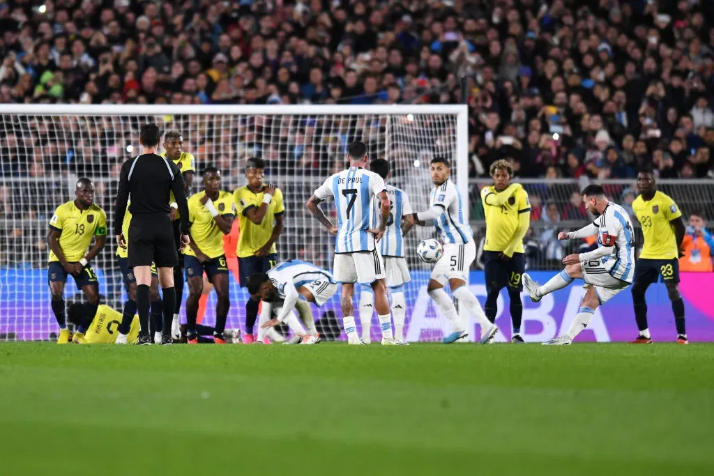 Messi marcó el único gol de Argentina y le dio tres puntos en el arranque de las Eliminatorias.