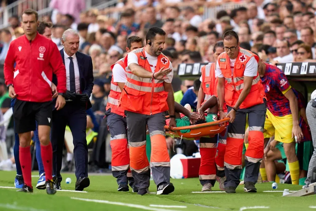 Thomas Lemar sufrió la rotura del tendón de Aquiles derecho. Getty Images.
