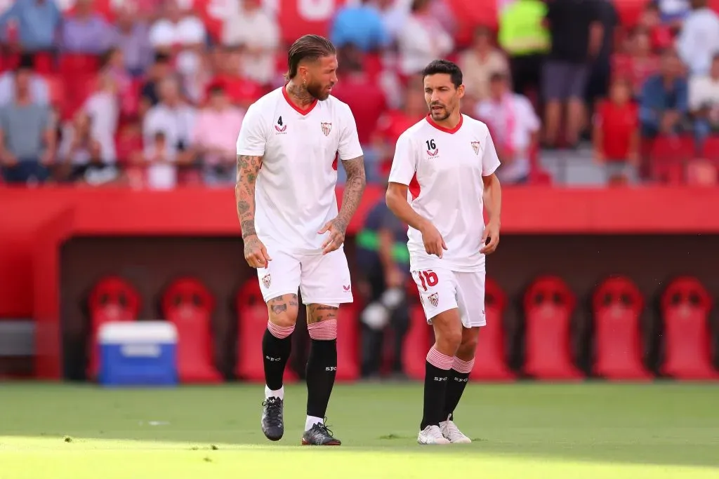 Sergio Ramos en el día de su regreso vs. Las Palmas. Getty Images.