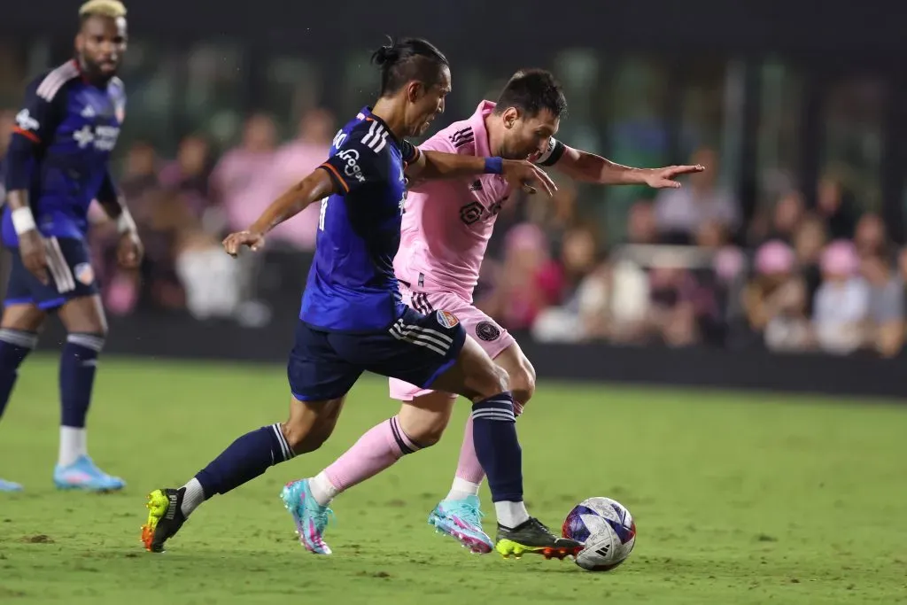 Lionel Messi vs. Cincinnati. Getty Images