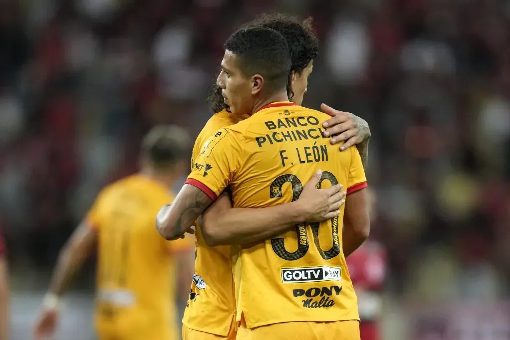 Luis Fernando León fue uno de los mejores jugadores de Barcelona SC en el 2021. (Foto: GettyImages)