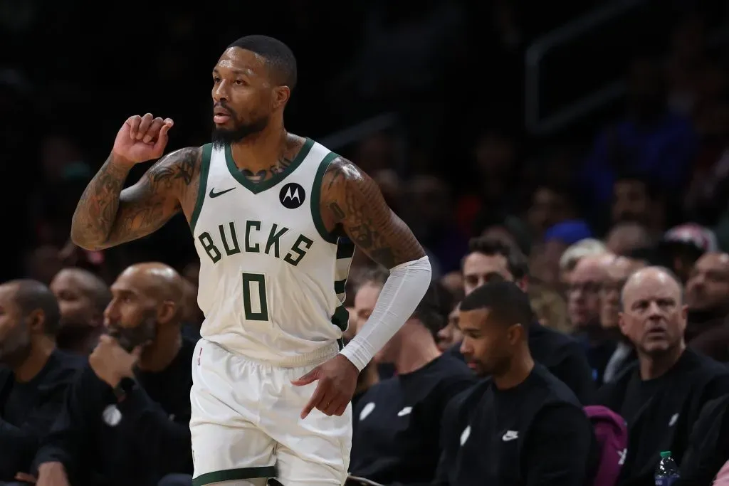 Damian Lillard, figura de los Bucks. (Foto: Getty)