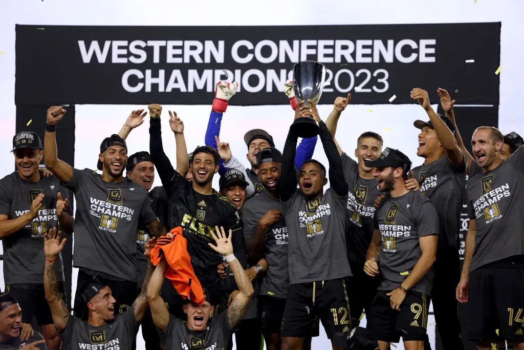 Diego Palacios fue campeón de la Major League Soccer con el LAFC. Foto: Getty.