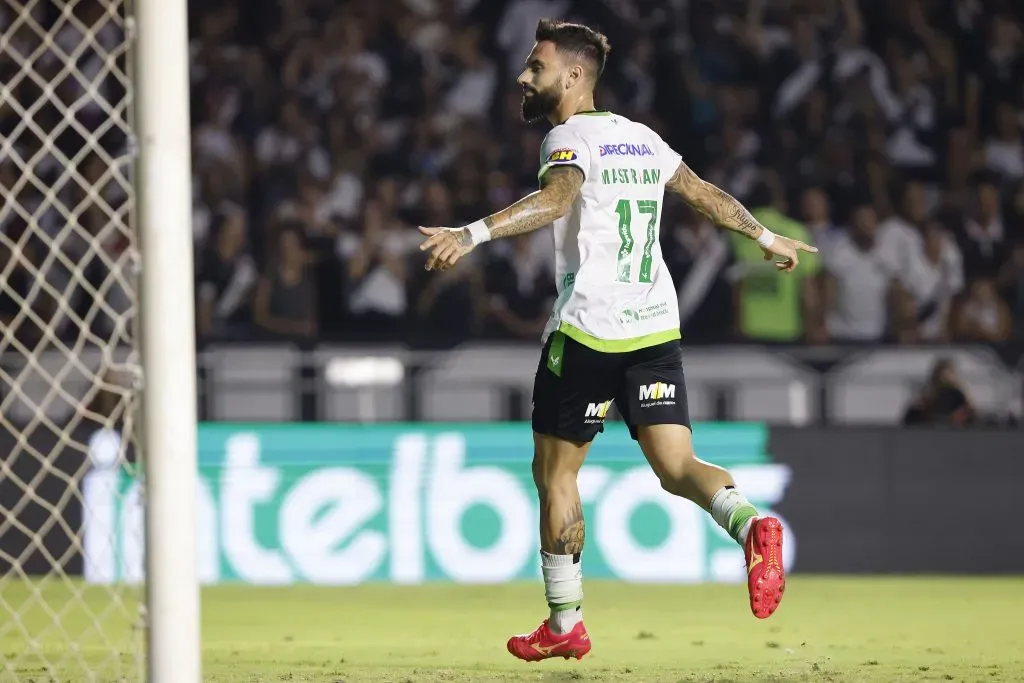 Gonzalo Mastriani celebración gol con América Mineiro. (Foto: Getty).