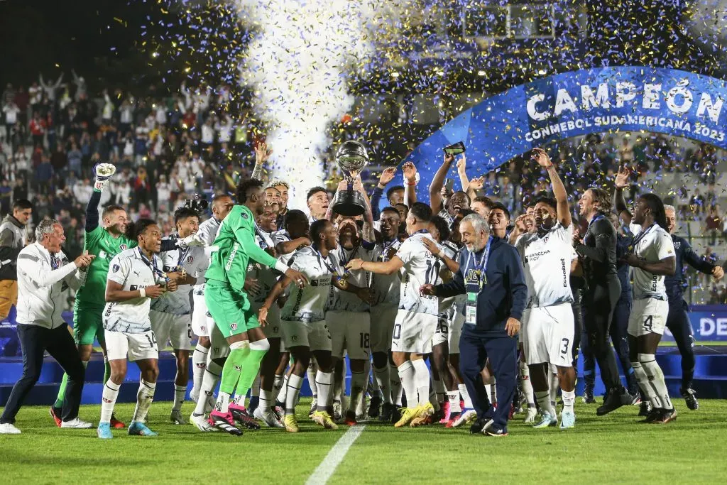 En este 2023 Liga de Quito consiguió ganar la Copa Sudamericana y su quinto título internacional. (Foto: GettyImages)