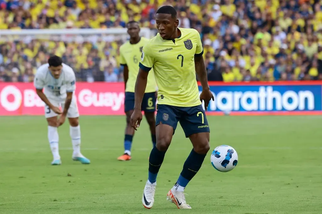 Pervis Estupiñán jugó su último partido con la Selección de Ecuador en la segunda fecha de las Eliminatorias vs Uruguay. (Foto: GettyImages)