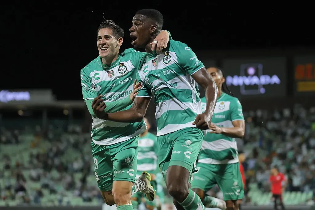 Felix Torres ha sido uno de los más goleadores del Santos Laguna este 2023. Foto: Getty.