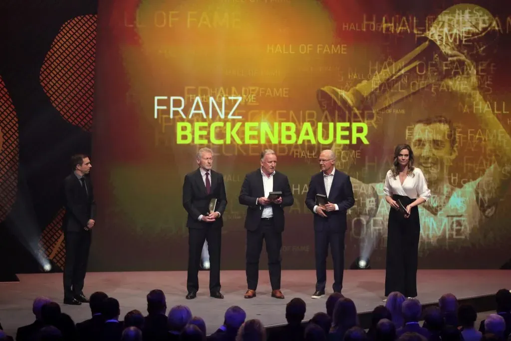 Franz Beckenbauer, en uno de los tantos reconocimientos realizados en Alemania. Getty Images.
