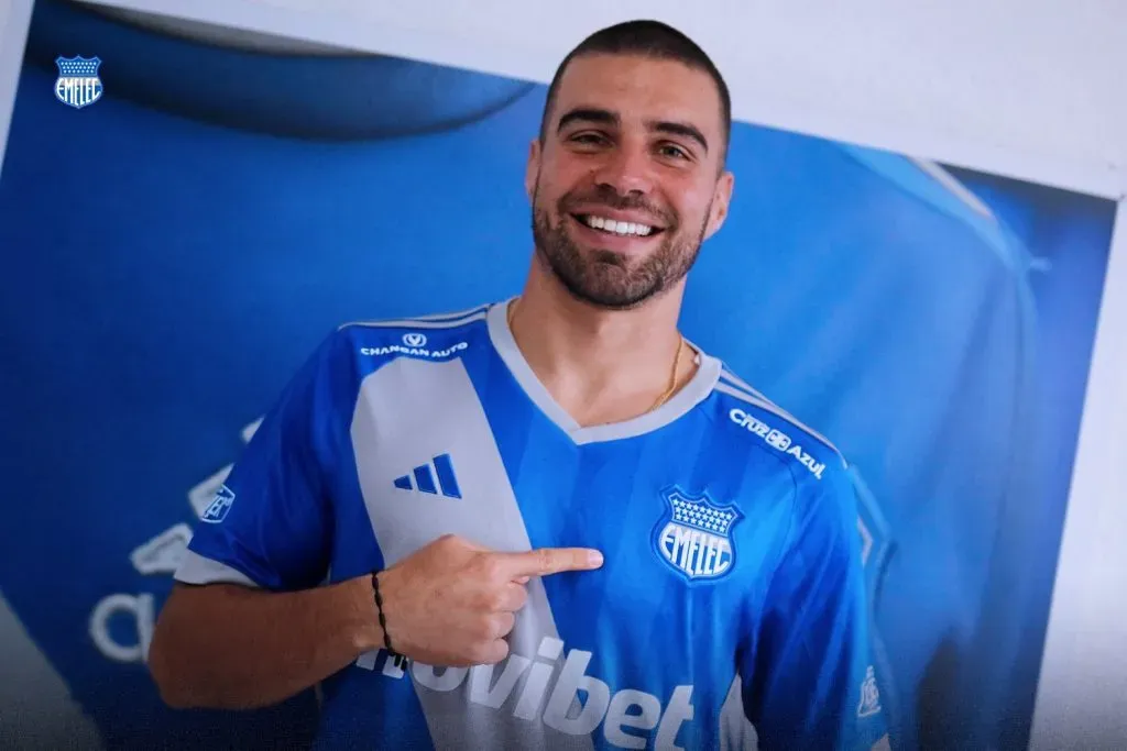 Alexander González llegó a Emelec en este 2024. (Foto: @CSEmelec)