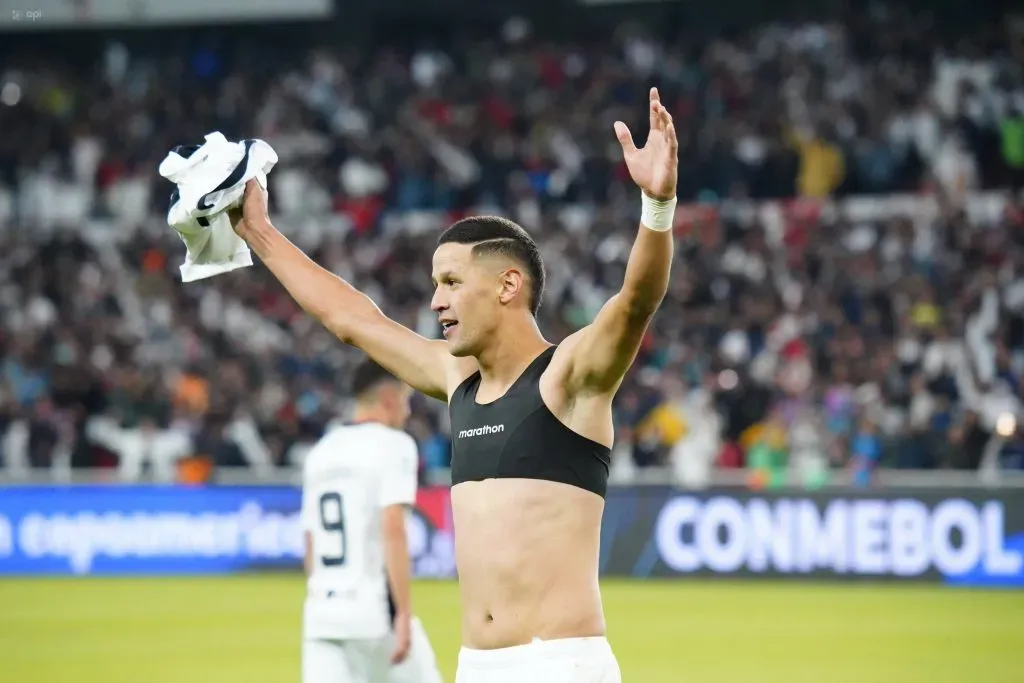 Álex Arce fue el autor del gol de la final de ida de Liga de Quito. Foto: Imago.