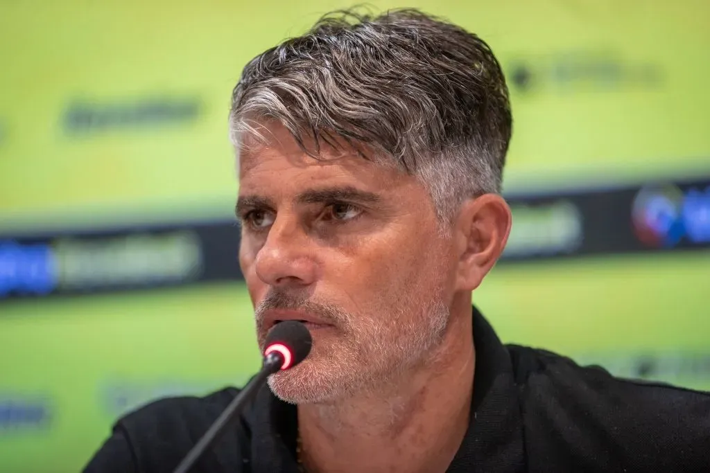 Diego López se va de Barcelona SC tras vencer a El Nacional en la LigaPro. (Foto: @BarcelonaSC)